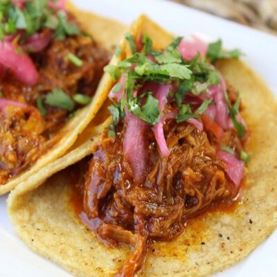 Taco De Cochinita Pibil   Pibil Pork – De Cabeza